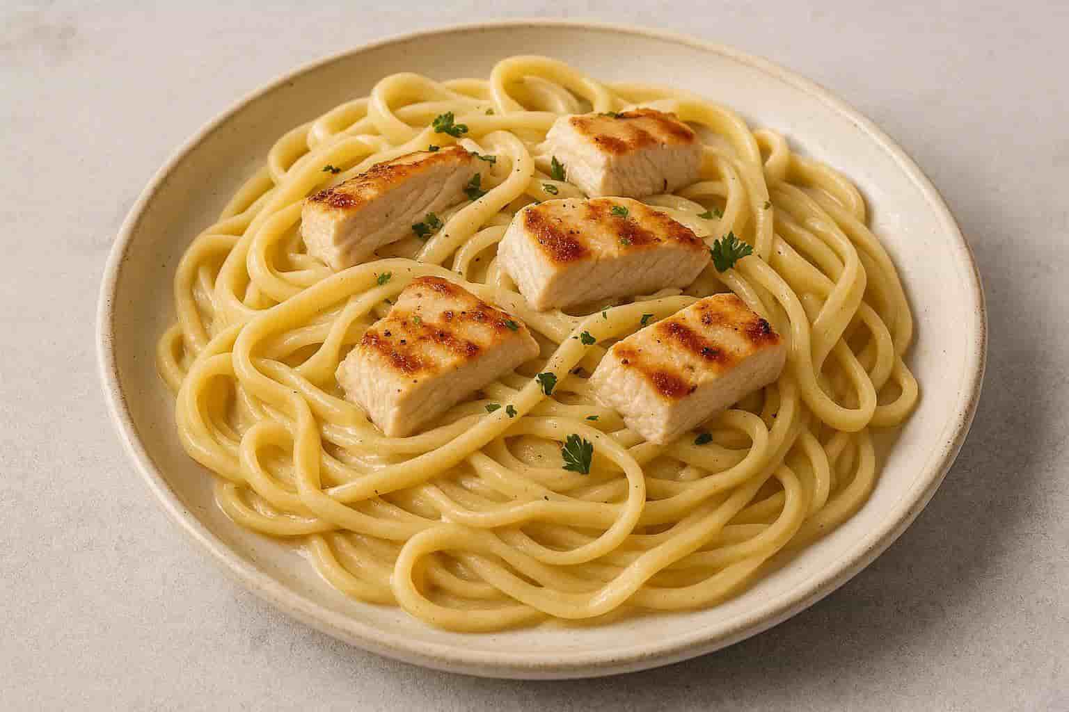 Simple Chicken Alfredo Without Heavy Cream
