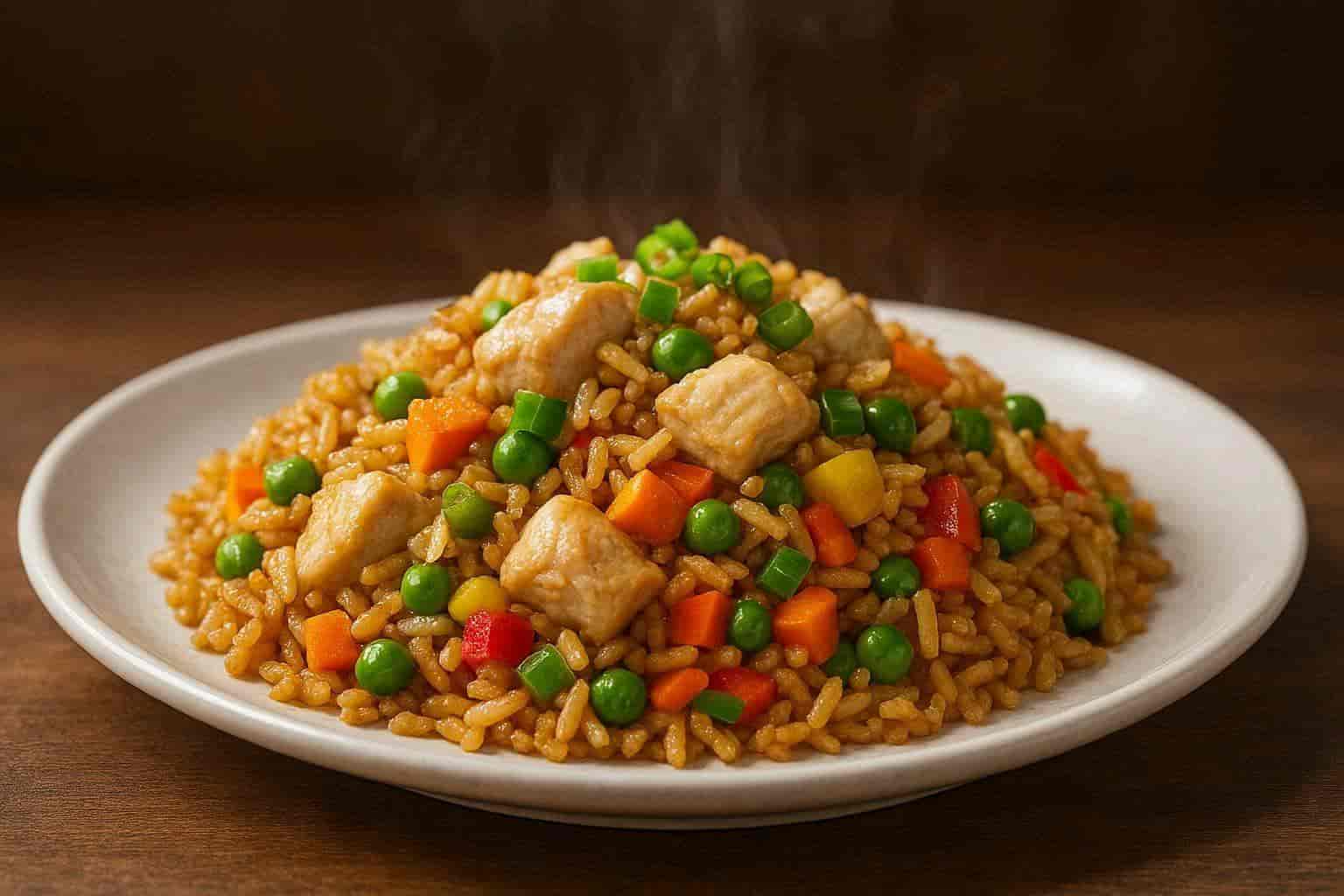Simple-Chicken-Fried-Rice
