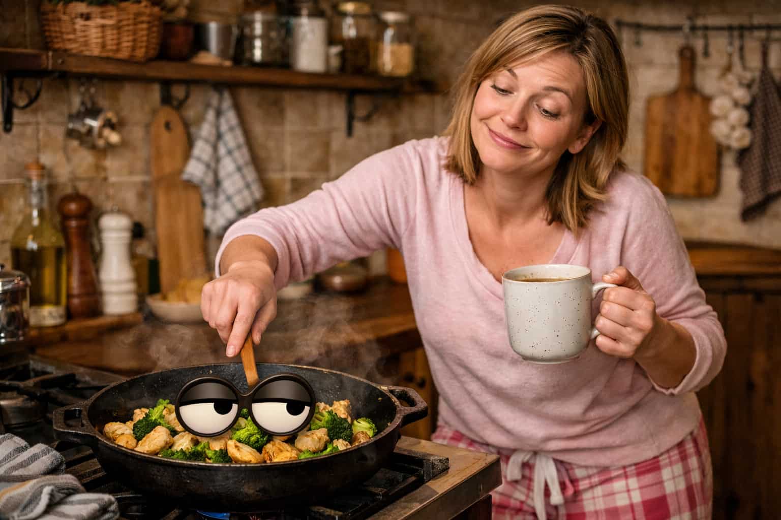 Simple Chicken and Broccoli Skillet