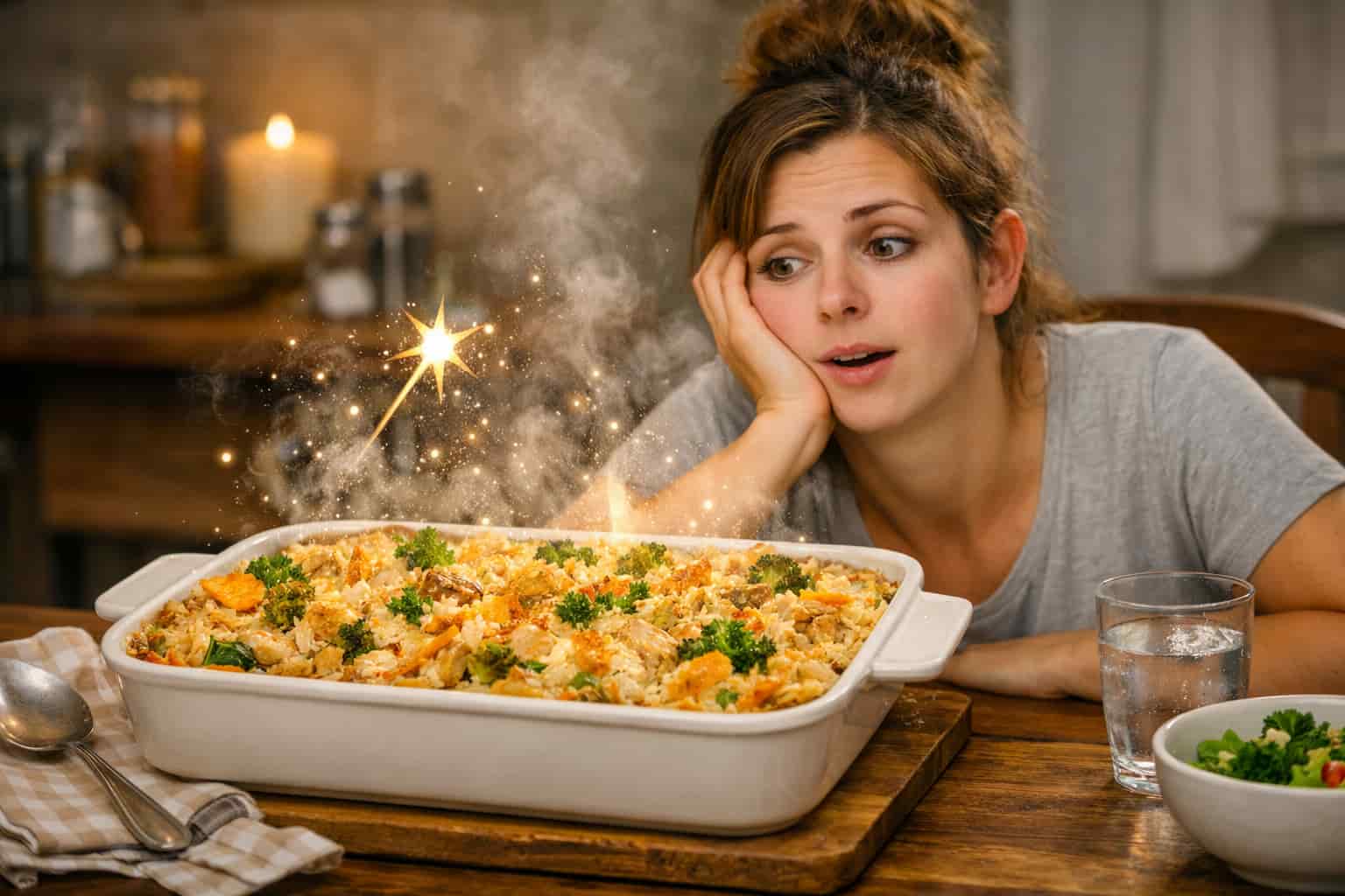 Simple Chicken and Rice Casserole