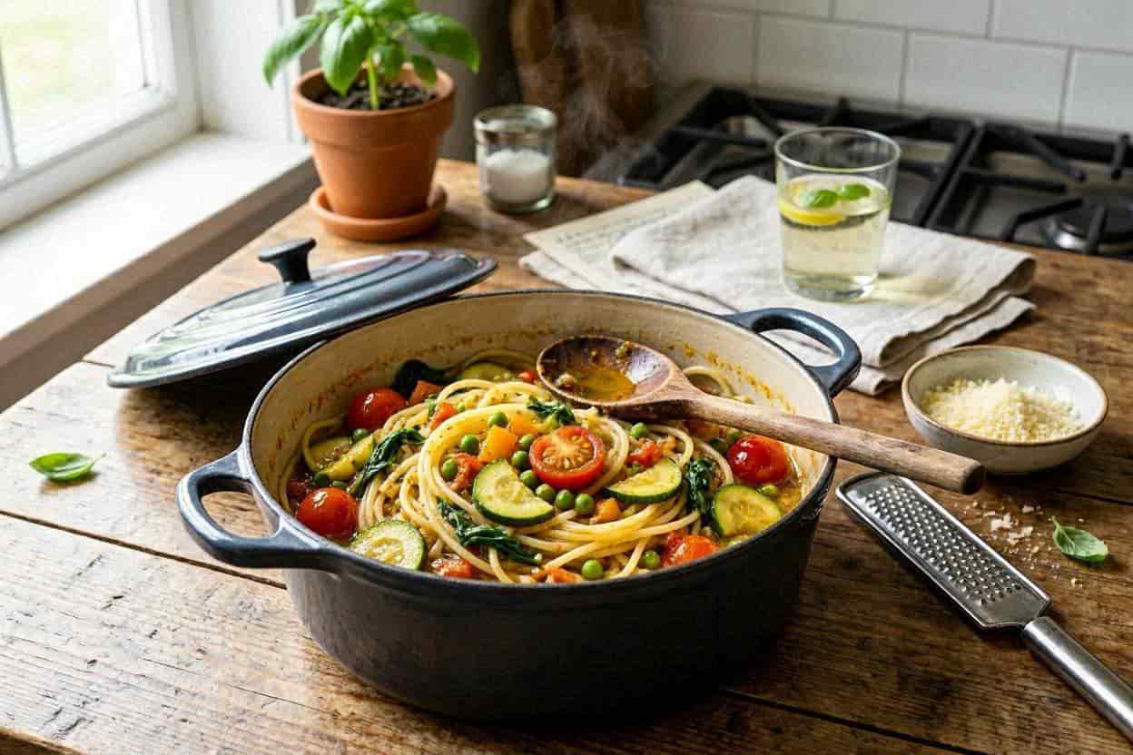Simple One Pot Pasta with Vegetables