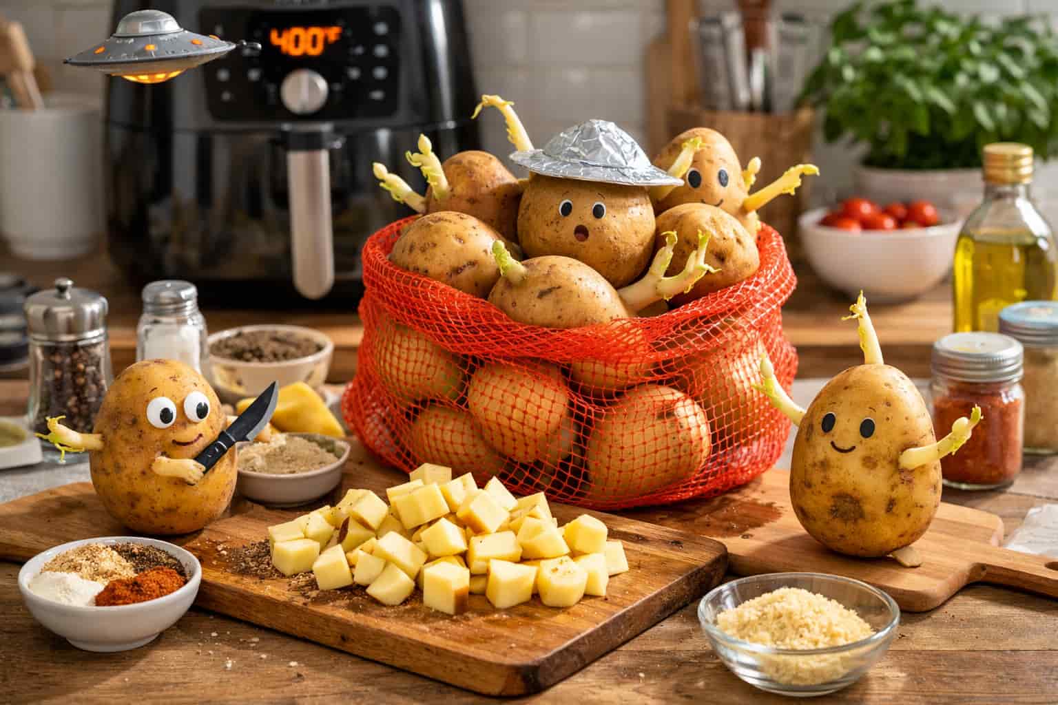 Simple Air Fryer Potatoes