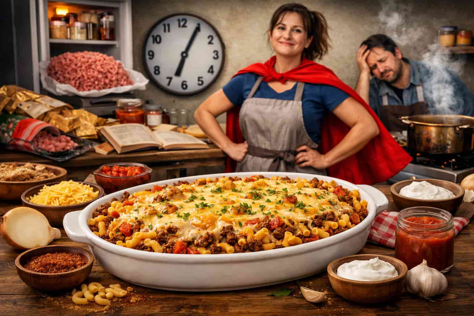 Simple Ground Beef Casserole