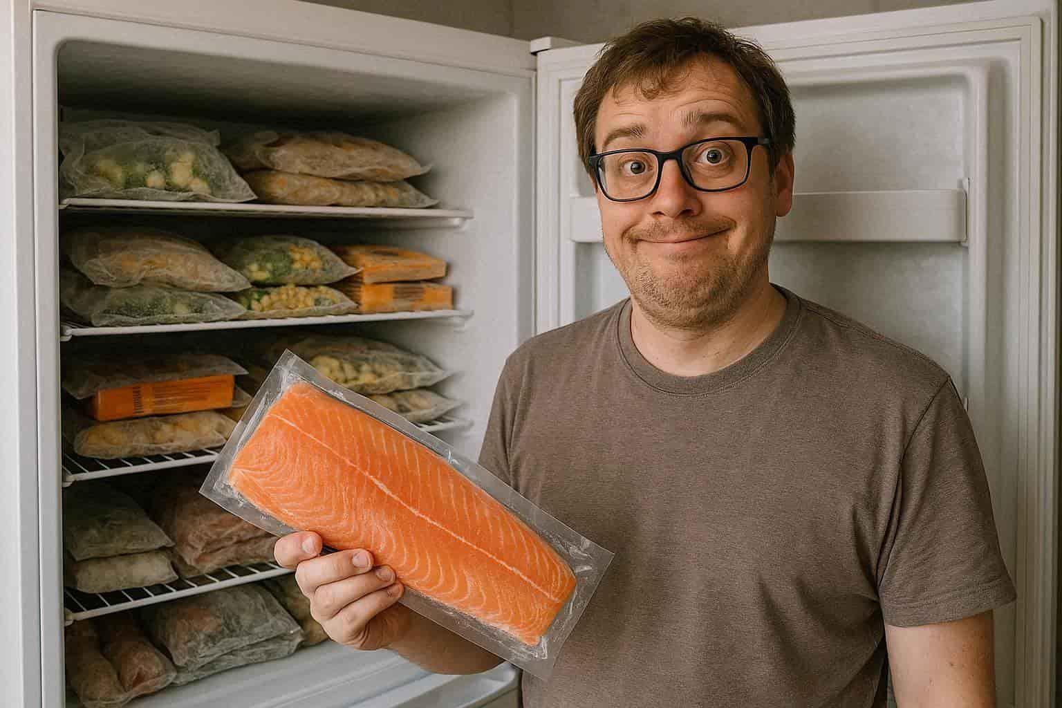 can you freeze cooked salmon